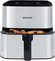 Sharp 7 Liters Air Fryer 1600Watts, 8 Cook Menu, Non Stick Coating - KFAF70RT53