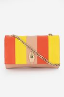 Womens Small Shoulder Bag 12.5 H x 19 L x 4.5 W cm  Nude Combo - thumbnail