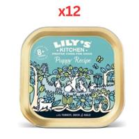 Lily's Kitchen Turkey & Duck Recipe Puppy Wet Food 150G (Pack of 12)