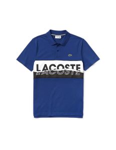 Lacoste Sport Graphic Print Ultra-Light Cotton Polo Shirt