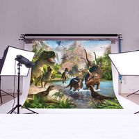 7x5ft Dinosaur Vinyl Studio Backdrop Photography Props Photo Background