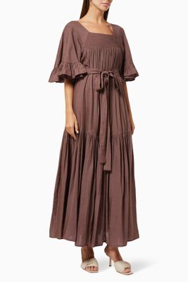 Gathered Tiered Dress Gathered Tiered Dress