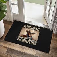 Wanna Make Everything Electric Doormat Kitchen Mat Floor Mat Non-Slip Area Rug Oil Proof Rug Indoor Outdoor Mat Bedroom Decor Bathroom Mat Entrance Rug Lightinthebox