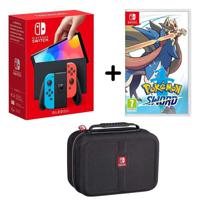 Nintendo Switch Oled Console With 1 Game With Free Carry Case