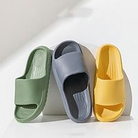 New Bathroom Home Sandals And Slippers Summer EVA Outdoor Men's And Women's Slippers Stepping On Shit Feeling Soft Bottom Slippers miniinthebox - thumbnail