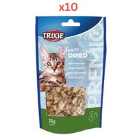 Trixie Premio Freeze Dried Chicken Hearts Cat Treats 25G (Pack of 10)