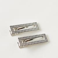 Patterned Alligator Hair Clip - Set of 2