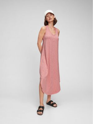 U-Neck Sleeveless Midi Dress U-Neck Sleeveless Midi Dress