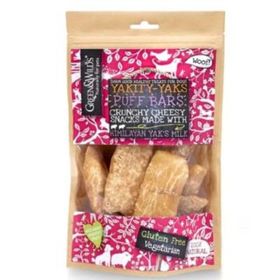 Green & Wilds Yakity Yak Puff Bars Dog Treats 75G Green & Wilds Yakity Yak Puff Bars Dog Treats 75G