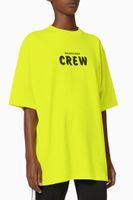 Crew Large Fit T-Shirt in Organic Cotton Crew Large Fit T-Shirt in Organic Cotton