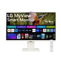 LG 32SR85U-W 32" 4K UHD IPS MyView Smart Monitor with webOS and Built-in FHD Webcam