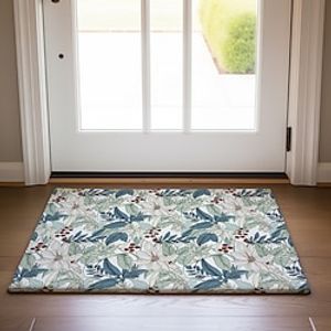 Elegant Floral Doormat Non-Slip Oil Proof Rug Indoor Outdoor Mat Bedroom Decor Bathroom Mat Entrance Rug Door Mat Lightinthebox