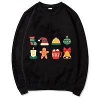 Christmas Cosplay Cartoon Manga Sweatshirt Anime Graphic Top For Men's Women's Unisex Adults' Hot Stamping 100% Polyester Party Festival Lightinthebox - thumbnail