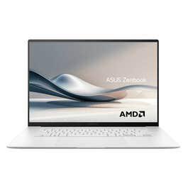 ASUS Zenbook S 16 OLED AI Laptop UM5606WA-RK233W AMD Ryzen AI R9-HX370 32GB RAM 2TB SSD AMD Radeon 890M Graphics 16" 3K Win 11 Home with Copilot Key - Scandinavian White