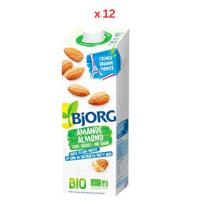 Bjorg Organic Almond Milk -No Sugar 12X1L