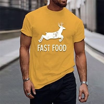 Fast Food Yellow Pink Brown T shirt Tee Men's Graphic Cotton Blend Shirt Sports Classic Shirt Short Sleeve Comfortable Tee Sports Outdoor Holiday Summer Fashion Designer Clothing S M L XL XXL XXXL Lightinthebox Fast Food Yellow Pink Brown T shirt Tee Men's Graphic Cotton Blend Shirt Sports Classic Shirt Short Sleeve Comfortable Tee Sports Outdoor Holiday Summer Fashion Designer Clothing S M L XL XXL XXXL Lightinthebox