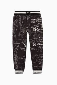 Logo Lettering Jersey Sweatpants
