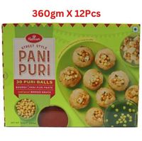 Haldirams Pani Puri, 360Gm Pack Of 12 (UAE Delivery Only)