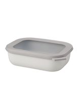 Mepal Multi Storage Bowl Cirqula Rectangular 1 Liter Nordic White