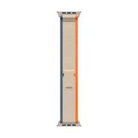 Apple 49mm Orange/Beige Trail Loop - M/L