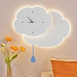 Wall Sconce Wall Clock Cloud Design 3 Color Living Room Background Wall  Wall Light for Bedroom Children Room 110-240V miniinthebox