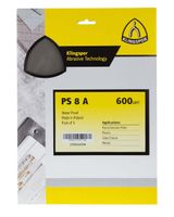 Klingspor Waterproof Sandpaper Sheet 600 Grit Pack of 5 Klingspor Waterproof Sandpaper Sheet 600 Grit Pack of 5