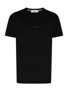 Center Logo Cotton T-Shirt