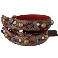 Dolce Gabbana Elegant Python Leather Shoulder Strap - BEL8741 - thumbnail