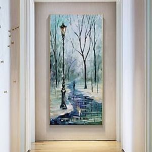 Handmade Hand Painted Oil Painting Wall Modern Abstract Canvas Painting wall painting artwork picture artwork Home Decoration Decor Rolled Canvas No Frame Unstretched miniinthebox