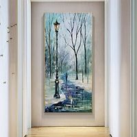 Handmade Hand Painted Oil Painting Wall Modern Abstract Canvas Painting wall painting artwork picture artwork Home Decoration Decor Rolled Canvas No Frame Unstretched miniinthebox - thumbnail