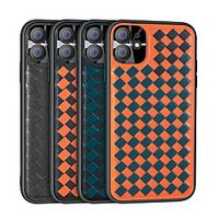 Phone Case For Apple Back Cover Leather iPhone 12 Pro Max 11 SE 2020 X XR XS Max iPhone 11 iPhone XR iPhone 11 Pro iPhone 11 Pro Max iPhone XS Max iphone X / XS iPhone SE 2020 Shockproof Tile Lines miniinthebox - thumbnail