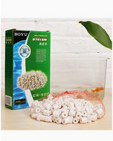 Boyu Aquarium Fish Tank Clean Ceramic Rings White (UAE Delivery Only)