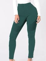 Fashion multicolor high waist skinny stretch casual pants - thumbnail