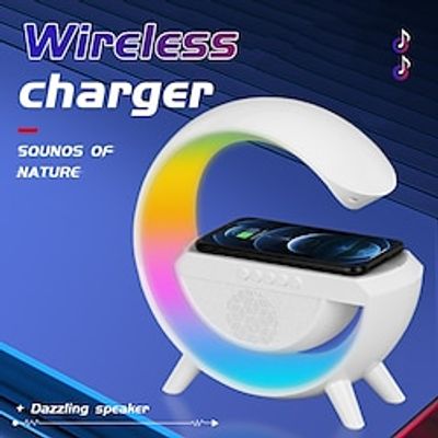 2023 Smart Bluetooth Speaker Projection Lamp Wireless Charging Sunrise Wake-up Lamp Pickup Ambience Desk Lamp miniinthebox