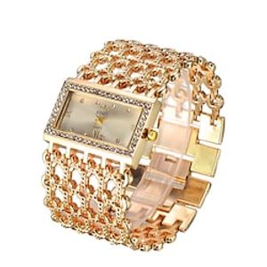 Women Quartz Watch Creative Bling Wristwatch Bracelet Waterproof Stainless Steel Strap Watch miniinthebox