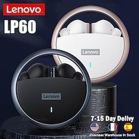 Lenovo Lp60 True Wireless Headphones TWS Earbuds In Ear Bluetooth 5.3 Stereo with Charging Box Built-in Mic for Apple Samsung Huawei Xiaomi MI Yoga Everyday Use Traveling Mobile Phone Lightinthebox