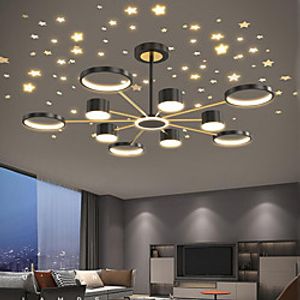 120 cm Dimmable Circle Design LED Pendant Light Chandelier Metal Painted Finishes Artistic Modern 220-240V Lightinthebox