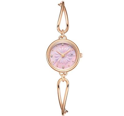 Kenneth Scott Women Rose Gold Dial Analog Watch - K23505-RBKK