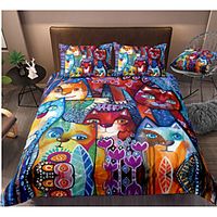 Colorful Tie Dye Duvet Cover Set Boho Hippie Bedding Set Rainbow Tie Dyed Comforter Cover Queen 3 Pieces for Kids Teens Adults 1 Lightinthebox - thumbnail