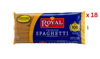 Royal Spaghetti Pasta - 900 Gm Pack Of 18 (UAE Delivery Only)