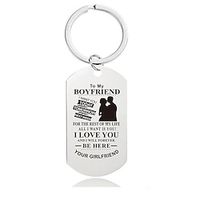 My Love Keychains Gift For Husband Wife Anniversary Valentines Day Birthday Boyfriend Girlfriend Engraved Metal Couple Keychains Keychain Pendant Stainless Steel Couple Valentine's Day Gift Keychain Lightinthebox - thumbnail