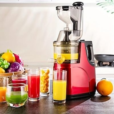 EU Plug Slow Masticating Juicer, Cold Press Juice Extractor Nama Juicer Orange Juicer Apples Orange Citrus Juicer Machine With Wide Chute Quiet Motor For Juicer Machines Lightinthebox