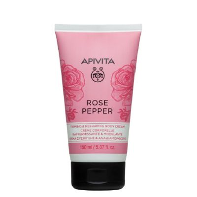 Apivita Rose Pepper Firming and Reshaping Body Cream 150ml Apivita Rose Pepper Firming and Reshaping Body Cream 150ml