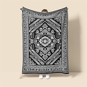Ethnic Pattern Flannel Throw Blankets Warm All Seasons Room Decoration Gifts Home Decor Lightinthebox