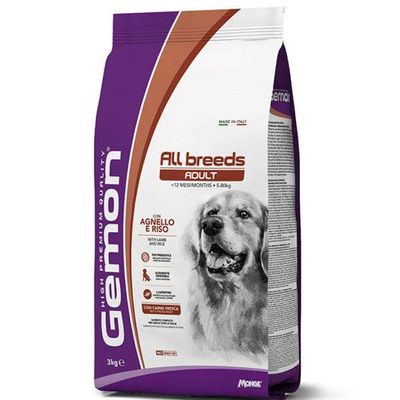 Gemon Dog Dry Food Adult With Lamb And Rice 3kg