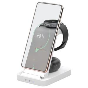 Smartix |15W |Fast Charger |3in1 Wireless Charging Dock for Samsung with 3600 rotation