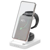 Smartix |15W |Fast Charger |3in1 Wireless Charging Dock for Samsung with 3600 rotation - thumbnail