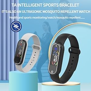 Q3 Intelligent Bracelet Health Exercise Meter Step Electronic Mosquito Repellent Bracelet Heart Rate and Blood Pressure Monitoring Multifunctional Lightinthebox