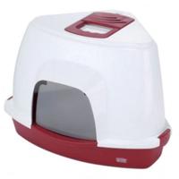 Ebi Cat Toilet Prism 60 Litter Box For Cats - Red-38X56X40Cm