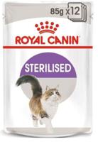 Royal Canin Feline Health Nutrition Sterilised Gravy Wet Food Pouches Cat Wet Food 85g x 12 pcs